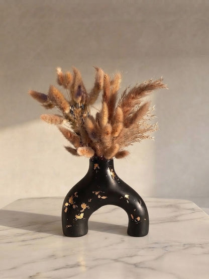 Half donut vase
