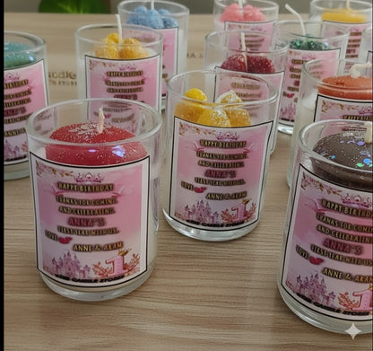 Macaron|strawberry jar with packing| Birthday| announcement