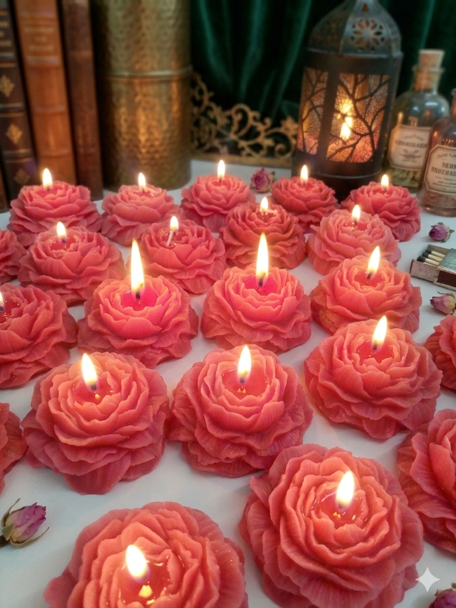 Peony Candle