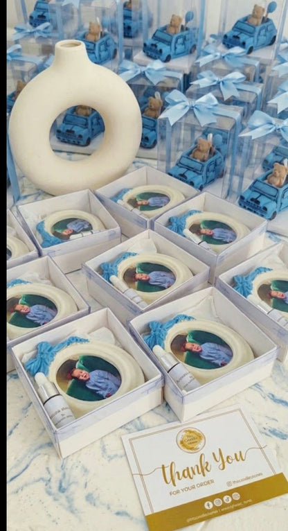 Frame Aroma stone box packing |aroma bottle+ Stand | birthday| announcement