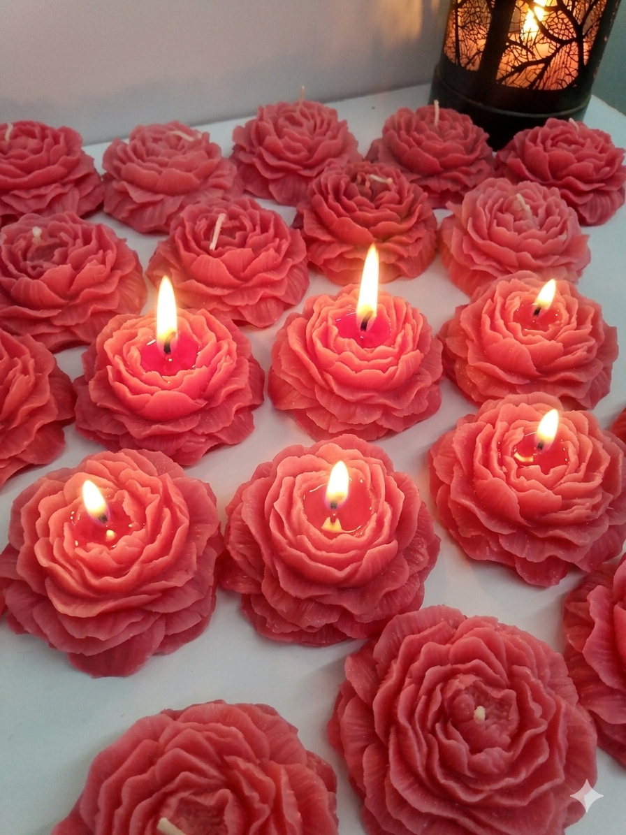 Peony Candle