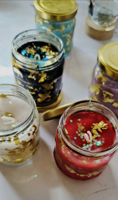 Royal Gold Flake Candle