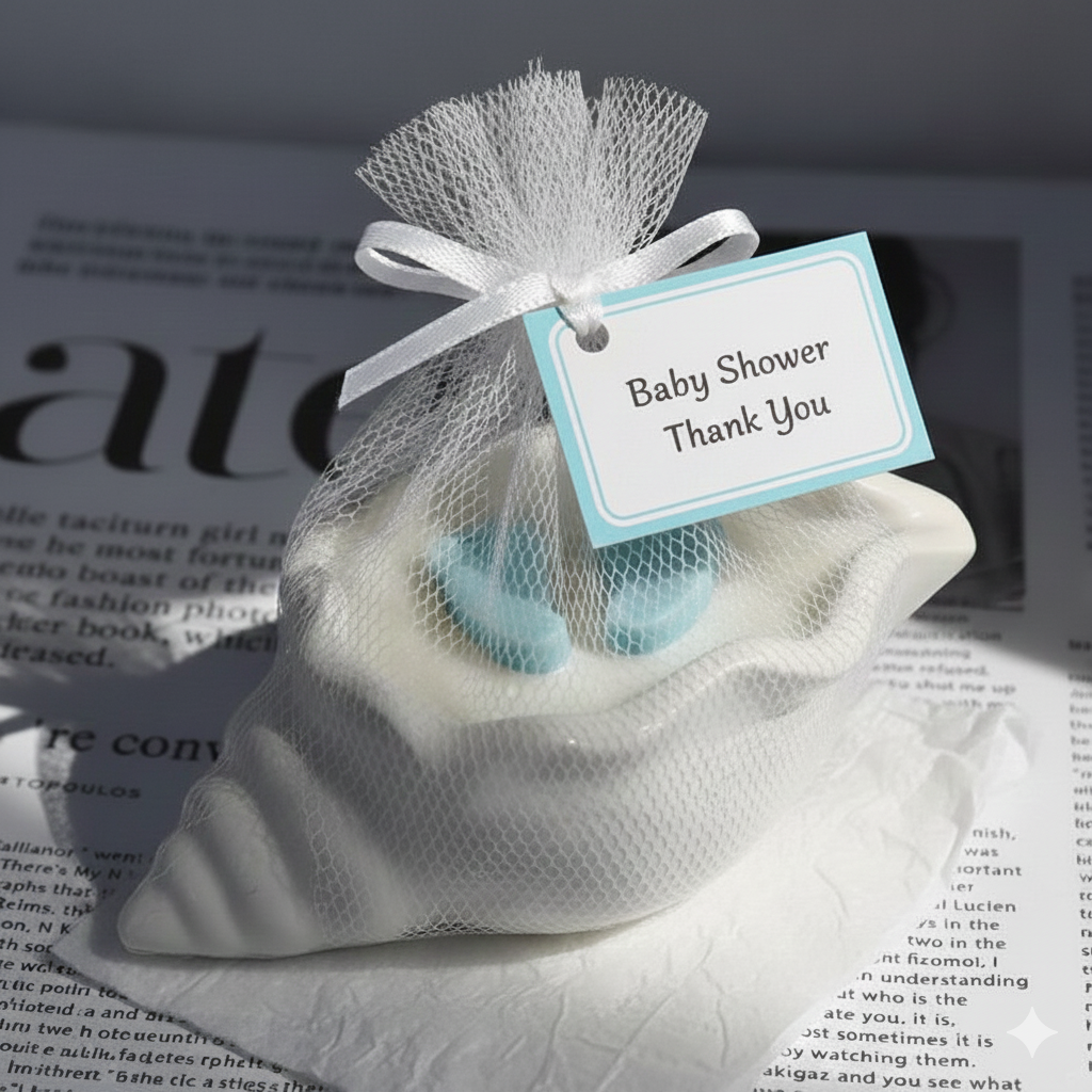 Seashell baby feet | baby shower