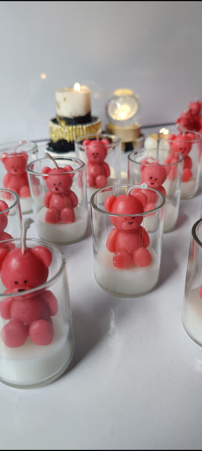 Teddy Bear Candle in Jar – Birthday & Couple Gift