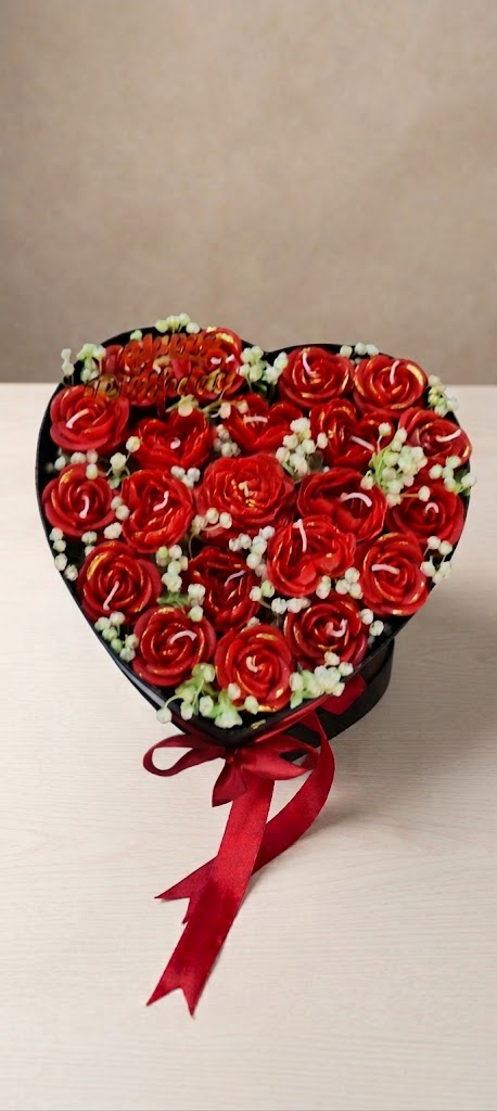Hearts shape Big candle bouquet ❤️