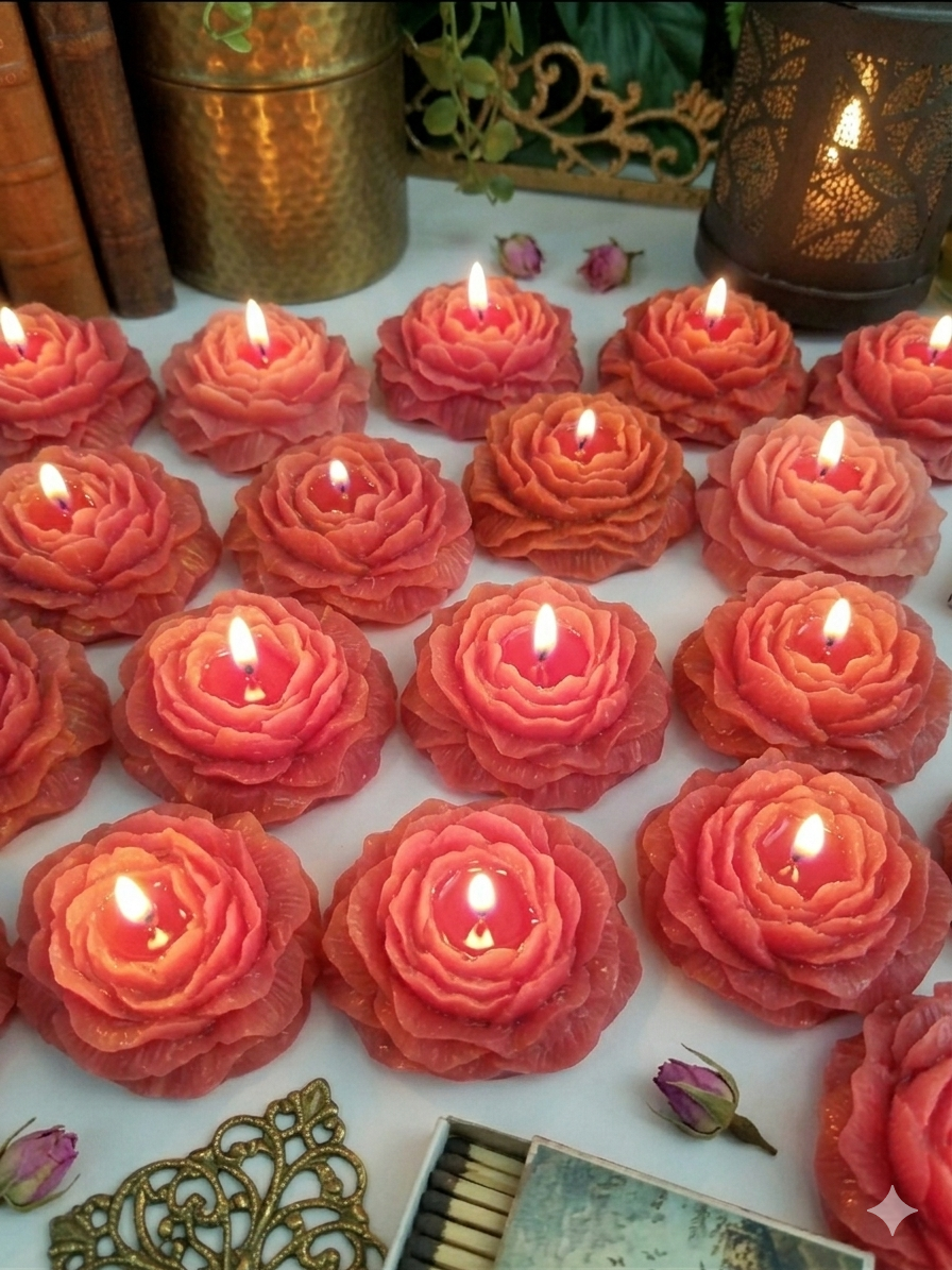 Peony Candle