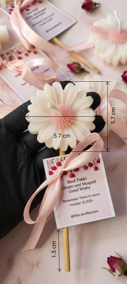 Daisy Candle Sticks for Gifting