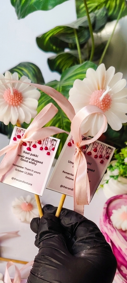 Daisy Candle Sticks for Gifting