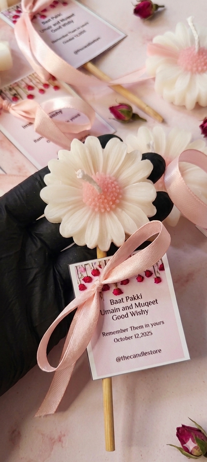 Daisy Candle Sticks for Gifting