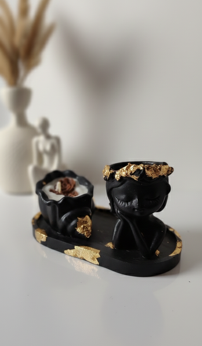 Seashell tray |  sleeping girl