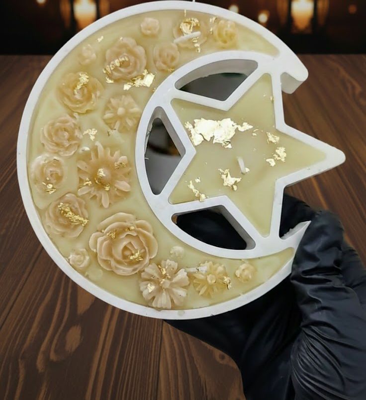 Moon star 🌙✨ candle tray with gift packing 🎁