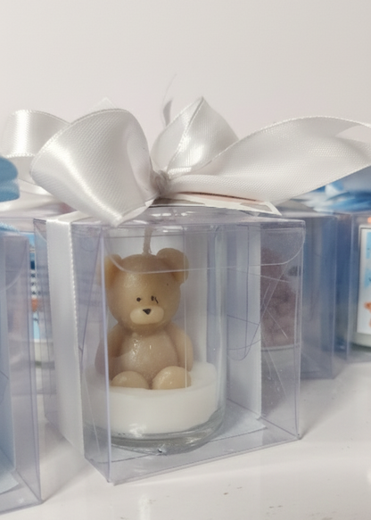 Teddy Bear Candle – Cute Decorative Candle for Gifts, Birthdays & Baby Showers