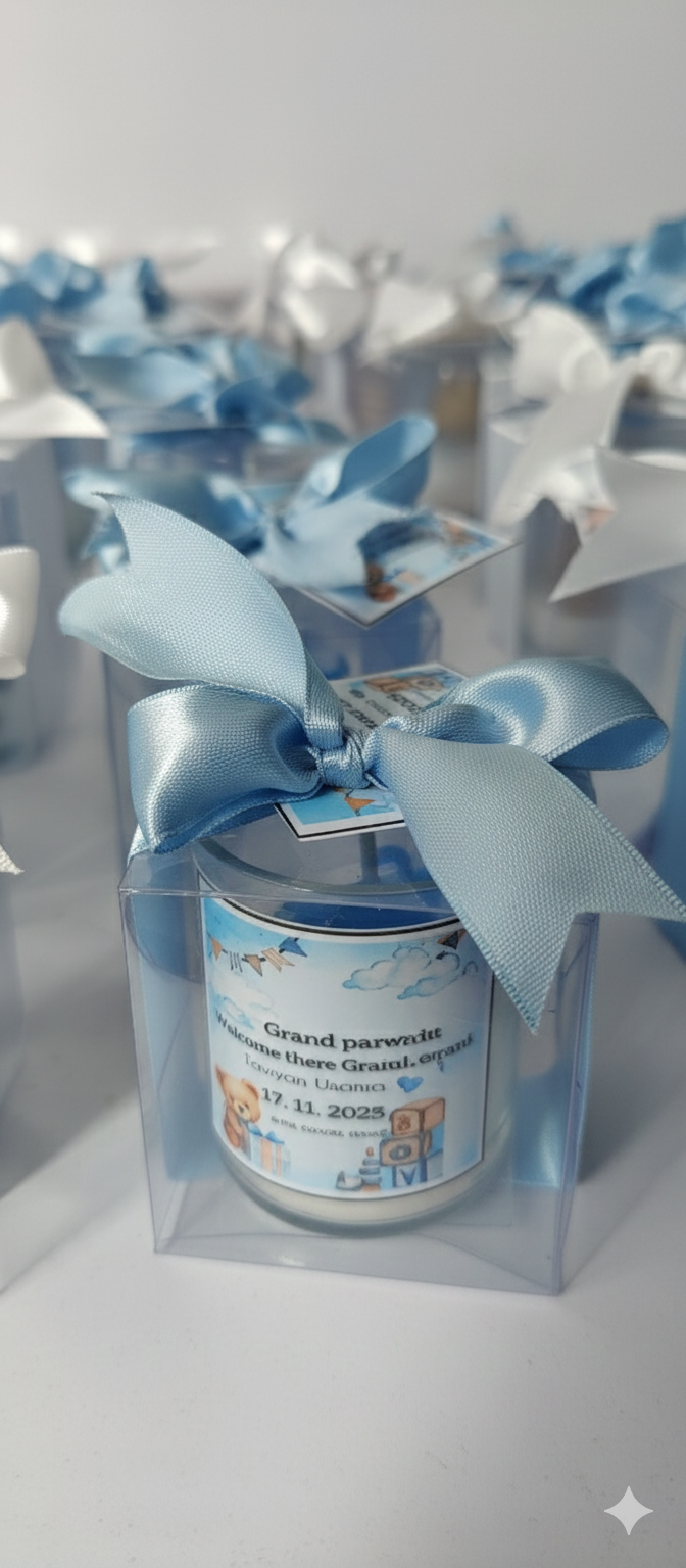 Teddy Bear Candle – Cute Decorative Candle for Gifts, Birthdays & Baby Showers